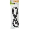 Solight flekso kabelis, 2x 1,5mm2, guminis, juodas, 2,5m