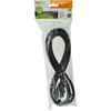 Solight flekso kabelis, 3x 1,5mm2, guminis, juodas, 2,5m