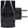 Solight hub, 2,5A + 2x 10A, juodas