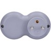 Solight hub, 2x 10A, baltas-pilkas