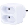 Solight hub, 2x 2,5A, baltas