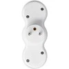 Solight hub, 3 x 10A, baltas