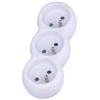 Solight hub, 3 x 10A, baltas
