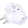 Solight hub, 3x 10A, baltas