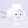 Solight hub, 3x 10A, baltas
