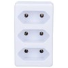 Solight hub, 3x 2,5A, baltas