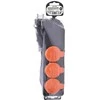 Solight ilgintuvas IP44, 3 lizdai, guminis laidas, lauko, 5m