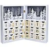 Solight LED dekoracinis advento kalendorius - knyga, 8x LED, 40x30cm, 2x AAA