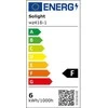 Solight LED lemputė, mini gaublys, 6W, E14, 3000K, 510lm, baltas