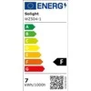 Solight LED lemputė, klasikinė forma, 7W, E27, 3000K, 270°, 595lm