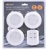 Solight LED lemputės su nuotolinio valdymo pulteliu, 3x 50lm, laikmatis, maitinamas baterijomis