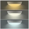 Solight LED outdoor lighting, adjustable light temperature - 3CCT, 15/18/20W, 1800lm, 22cm, 2in1 - baltas and juodas cover