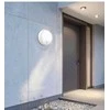Solight LED outdoor lighting with sensor, 3 CCT, 15/18/20W, 1800lm, 22cm, 2in1 - baltas and juodas cover