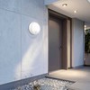 Solight LED outdoor lighting with sensor, 3 CCT, 15/18/20W, 1800lm, 22cm, 2in1 - baltas and juodas cover