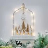 Solight LED pakabinama dekoracija - miškas su elniais, 14x LED, 2x AA