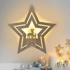 Solight LED sienų dekoravimo puansetija, 24x LED, 2x AA