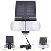 Pakabinamas šviestuvas Solight LED saulės šviestuvas su jutikliu, 8W, 600lm, Li-on, juodas
