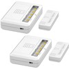 Solight LED šviestuvai spintelėms, komodoms ir stalčiams, 40lm, 2x AAA, 2vnt pakuotėje