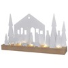 Solight LED žiemos kaimas, modulinis, 14 elementų, 10x LED, 2x AAA
