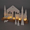 Solight LED žiemos kaimas, modulinis, 14 elementų, 10x LED, 2x AAA