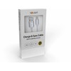 „Solight“ „Lightning“ laidas, USB 2.0 A jungtis - „Lightning“ jungtis, silikoninis, 2 m