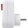 Solight socket, 16A, baltas, switch