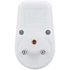 Solight socket, 16A, baltas, switch