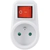 Solight socket, 16A, baltas, switch