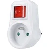 Solight socket, 16A, baltas, switch