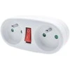 Solight jungiamoji dėžutė 2 x 10A balta