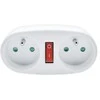 Solight jungiamoji dėžutė 2 x 10A balta