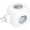 „Solight Cube“ maitinimo lizdas, 3x 16A + USB A+C, baltas, įjungimo/išjungimo jungiklis