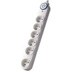 Solight surge protector, 150J, 6 sockets, 1,5m, baltas
