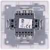 Solight 5B102 jungiklis Slim Nr. 1 vieno poliaus baltas