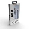 „Solight“ USB-C laidas, USB 2.0 A jungtis - USB-C 3.1 jungtis, silikoninis, 2 m