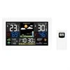 Solight weather station, extra large colour LCD, temperature, humidity, pressure, RCC, USB charging, baltas