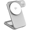 Spello ForceBase Qi2 3in1 Foldable Rechargeable Stand SF50 - Sidabrinis