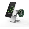 Spello ForceBase Qi2 3in1 Foldable Rechargeable Stand SF50 - Sidabrinis