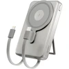 „Spello ForcePack 4in1“ 10000mAh magnetinė belaidė išorinė baterija SM75 | titano spalvos