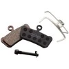 Diskinių stabdžių kaladėlės SRAM Trail/Guide/G2 organic with steel backplate