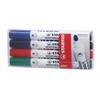 STABILO Whiteboard marker "Plan", mixed colours, 2,5-3,5mm, tapered tip