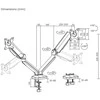 Laikiklis SOS 2121 Stand dual STELL