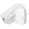 Powerline adapteris Strong Strong POWERLWF1000DUOMINI Tinklo plokštė skirta PowerLine 1000 Mbit/s Laidinio LAN Wi-Fi Balta 2 vnt.