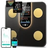 Svarstyklės RunStar 4E SmartView Lite Body Scale, juodas (FG2016LB-B)