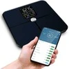 „Evolveo Salente BodyFit“ išmaniosios asmeninės diagnostinės fitneso svarstyklės, su „Bluetooth“, juodos