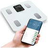 EVO Salente MaxFit, išmaniosios asmeninės diagnostinės fitneso svarstyklės, Bluetooth, baltos (MAXFIT-WH)