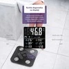 Svarstyklės TrueLife FitScale W6 BT – Bioelektrinės varžos „Bluetooth“ skalė – juoda