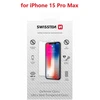 SWISSTEN apsauginis grūdintas stiklas RE 2.5D skirtas Apple iPhone 15 Pro Max