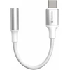 „Swissten Textile“ USB-C į 3,5 mm lizdą jungiantis garso adapteris, 15 cm