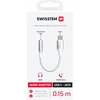 „Swissten Textile“ USB-C į 3,5 mm lizdą jungiantis garso adapteris, 15 cm